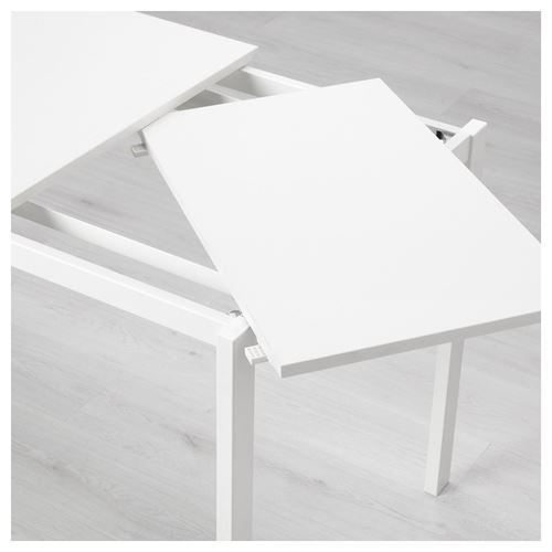 IKEA - VANGSTA, extendable kitchen table, white, seats 2-4