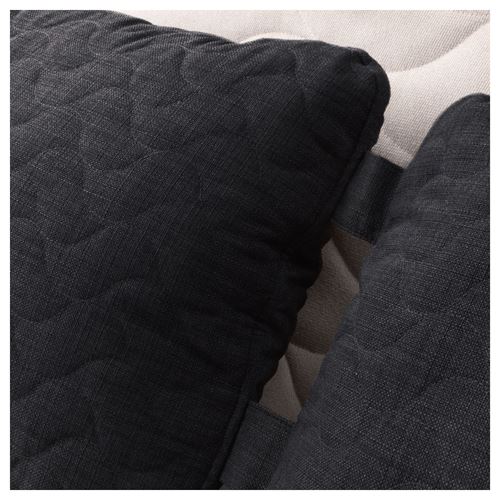 IKEA - NYHAMN, sırt minderi, skiftebo koyu gri