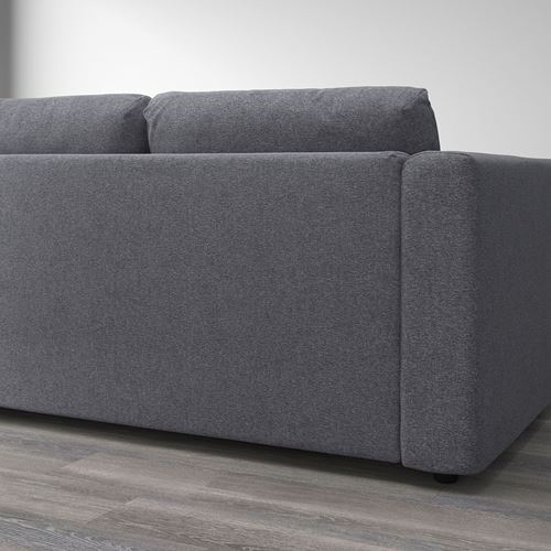 IKEA - VIMLE, 4-seat corner sofa, Gunnared medium grey