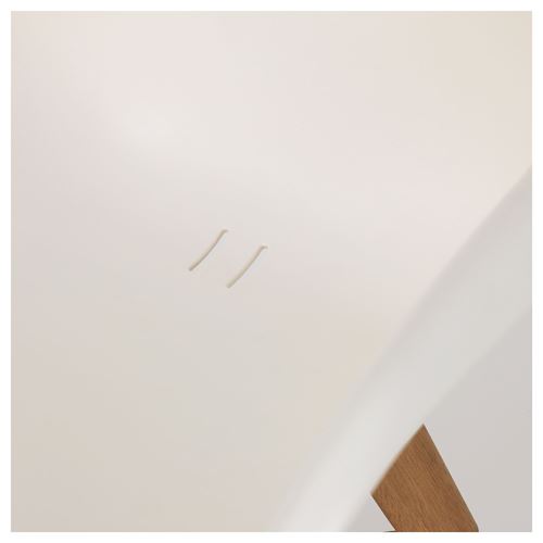 IKEA - FANBYN, yemek sandalyesi oturma yeri, beyaz, 49 cm