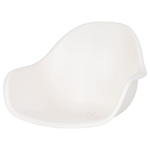 IKEA - FANBYN, yemek sandalyesi oturma yeri, beyaz, 49 cm