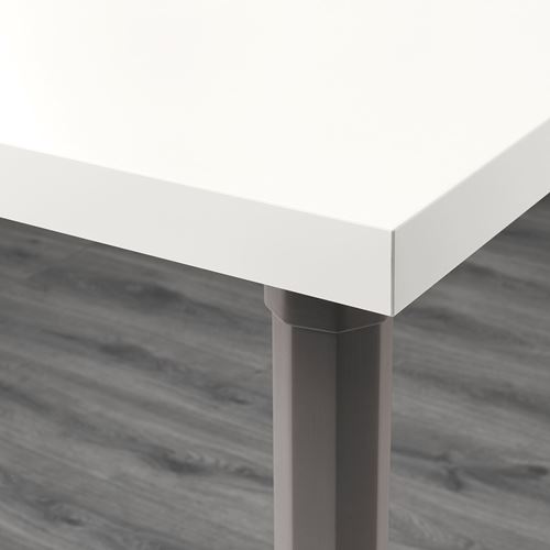 IKEA - LINNMON/ALVARET, çalışma masası, beyaz-gri, 100x60 cm