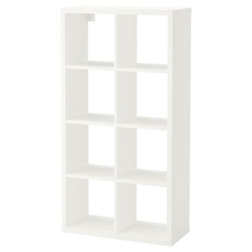 IKEA - FLYSTA, Open Shelving Unit, white, 69x132 cm