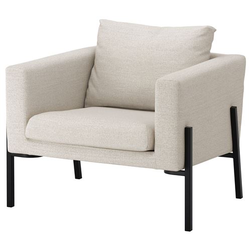 IKEA - KOARP, berjer, gunnared bej-siyah