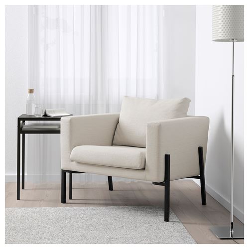 IKEA - KOARP, berjer, gunnared bej-siyah