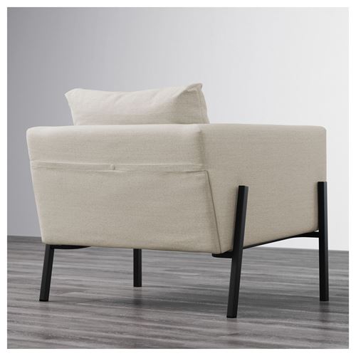 IKEA - KOARP, berjer, gunnared bej-siyah