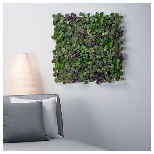 IKEA - FEJKA, yapay bitki, yeşil-lila, 26x26 cm
