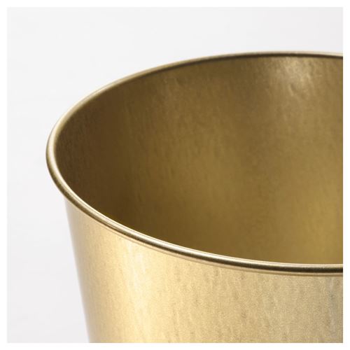 IKEA - DAIDAI, steel plant pot, brass colour, 12 cm