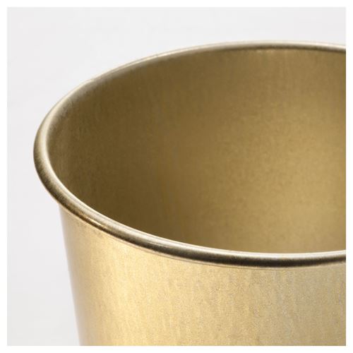 IKEA - DAIDAI, steel plant pot, brass colour, 9 cm