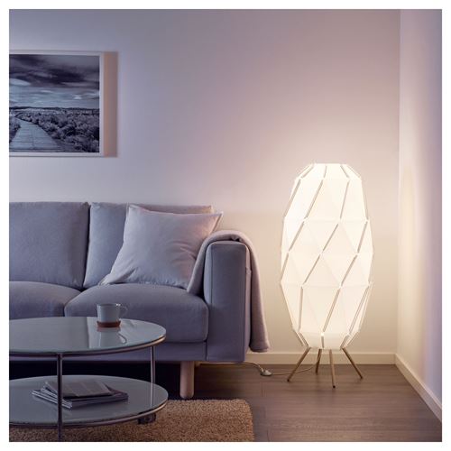 IKEA - SJÖPENNA, floor lamp, white