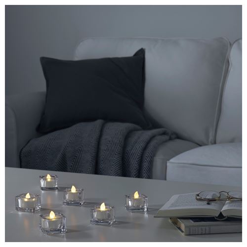 IKEA - GODAFTON, LED scented tealight, natural