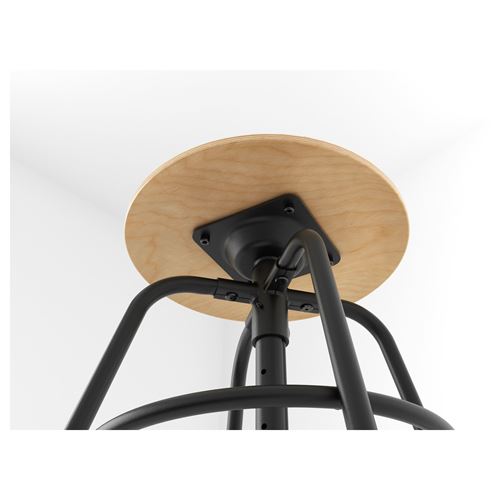 IKEA - KULLABERG, stool, pine/black