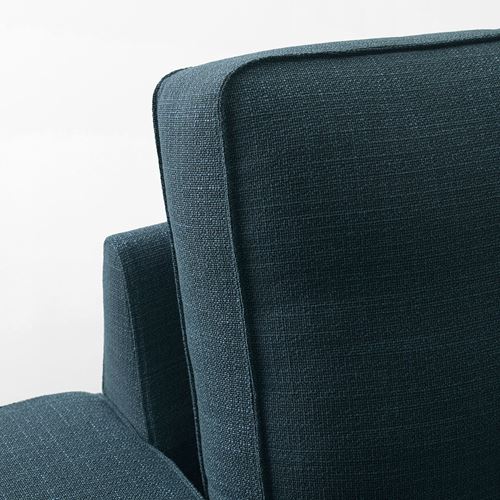 IKEA - KIVIK, 4-seat sofa with chaise longue, hillared dark blue