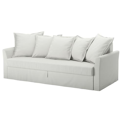 IKEA - HOLMSUND, 3-seat sofa-bed cover, orssta light white/grey