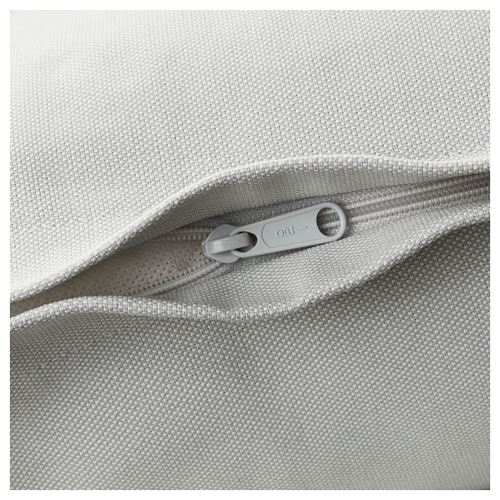 IKEA - HOLMSUND, bazalı yataklı köşe kanepe, orrsta açık beyaz-gri