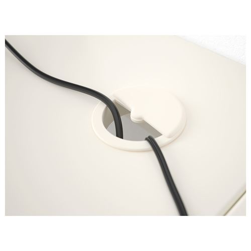 IKEA - INGATORP, desk, white, 73x50 cm