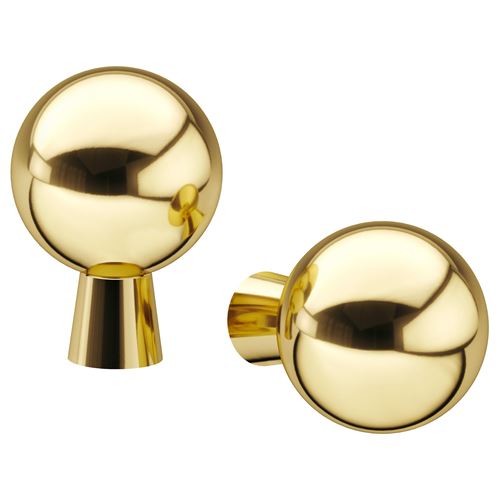 IKEA - BAGGANAS, knob, brass colour, 20 mm