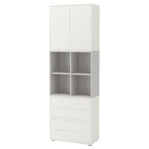 EKET white/light grey 70x35x212 cm storage combination - 29286568 | IKEA