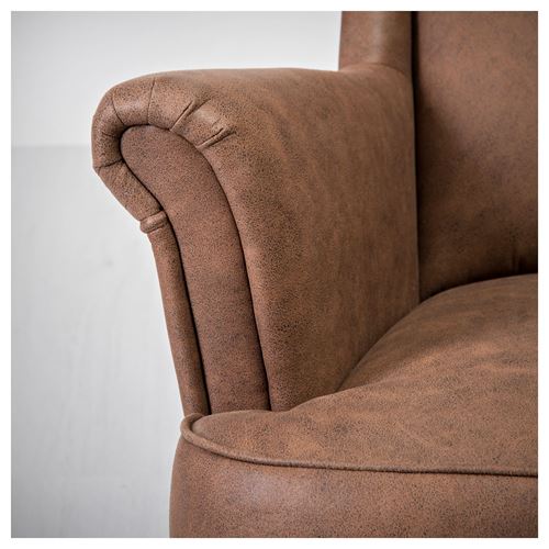 IKEA - STRANDMON, berjer, jarstad kahverengi