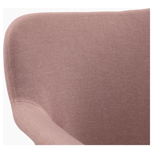 IKEA - VEDBO, wing chair, gunnared light brown/pink