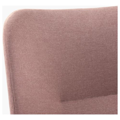 IKEA - VEDBO, wing chair, gunnared light brown/pink