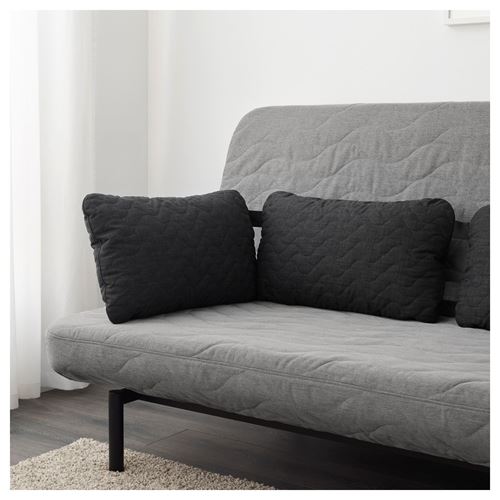 IKEA - NYHAMN, sırt minderi, skiftebo koyu gri