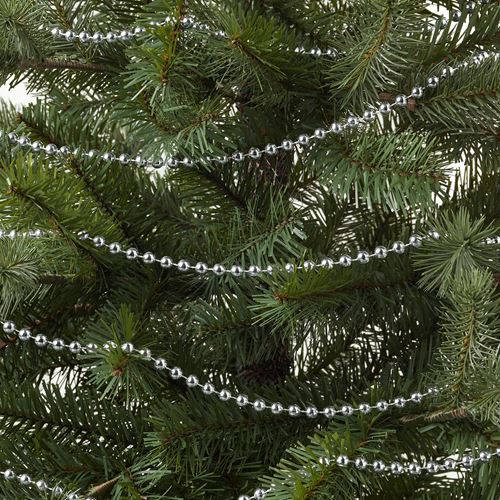 IKEA - VINTERFINT, tree ornament, silver, 5 m