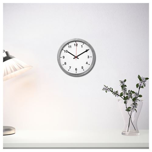 IKEA - TJALLA, duvar saati, beyaz, 28 cm