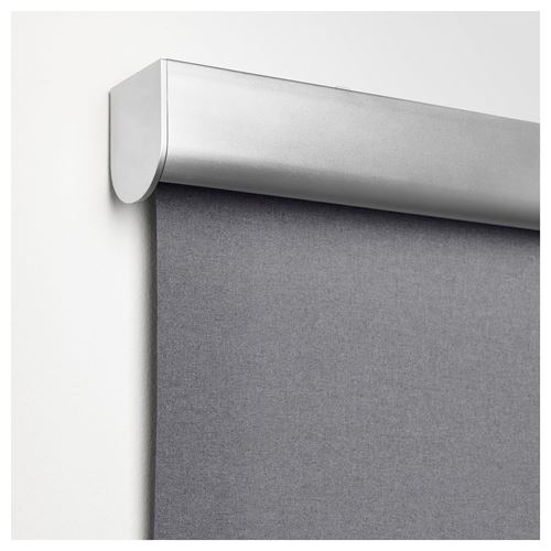 IKEA - TRETUR, roller blind, light grey, 140x195 cm