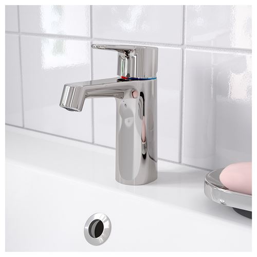 IKEA - BROGRUND, bath tap, chrome-plated