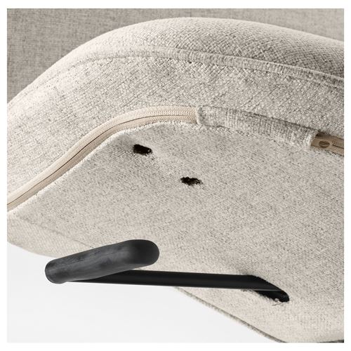 IKEA - LANGFJALL, çalışma sandalyesi, gunnared bej-siyah