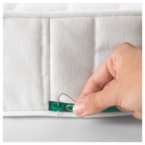 IKEA - ÖMSINT, uzayabilen çocuk yatağı, beyaz, 80x200 cm