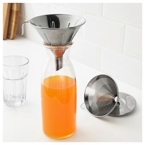 IKEA - ÖVERST, filter coffee set, stainless steel