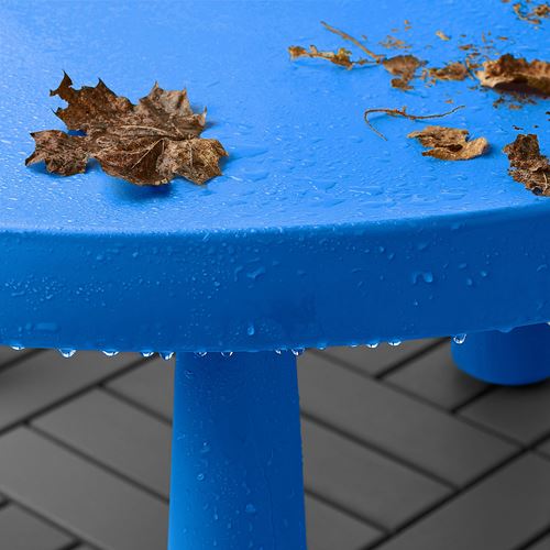 IKEA - MAMMUT, çocuk masası, mavi, 85 cm