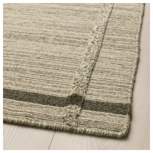 IKEA - HÖJET, handwoven rug, beige, 133x195 cm