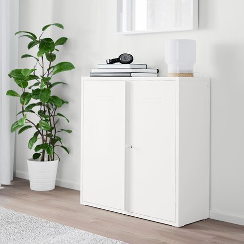 IKEA - IVAR, cabinet with door, white, 80x83 cm