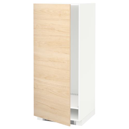 IKEA - METOD, buzdolabı-dondurucu boy dolabı, ASKERSUND açık dişbudak görünümlü, 60x60x140 cm