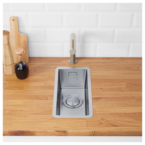 IKEA - LILLVIKEN, sink plug cover, grey