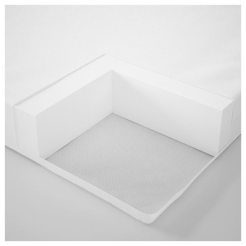 IKEA - PLUTTEN, mattress for extendable bed, white, 80x200 cm