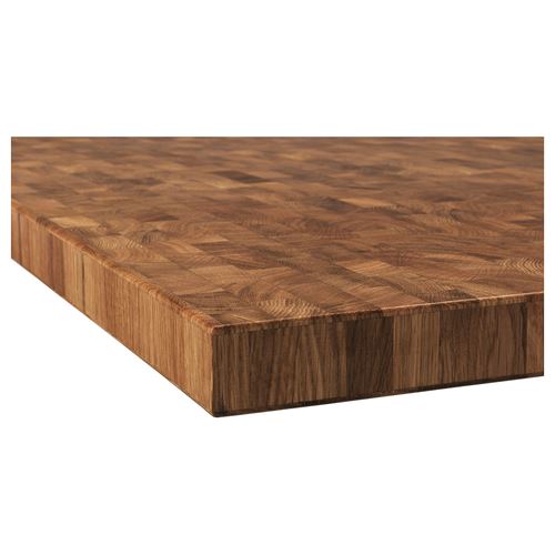 IKEA - SKOGSA, worktop, oak veneer, 246x63,5x3,8 cm