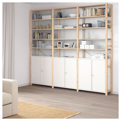 IKEA - IVAR, cabinet with door, white, 80x83 cm