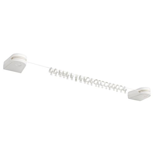 IKEA - FÖRSYNT, curtain wire, white, 200 cm