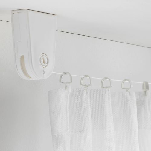 IKEA - FÖRSYNT, curtain wire, white, 200 cm