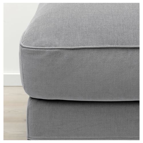 IKEA - GRÖNLID, pouffe with storage, ljungen medium grey