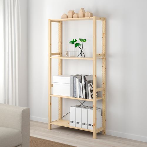 IKEA - IVAR, shelving unit, pine, 89x30x179 cm