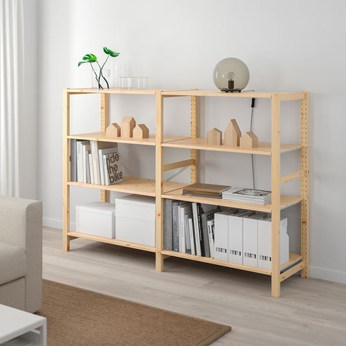 IKEA - IVAR, shelving unit, pine, 174x50x124 cm