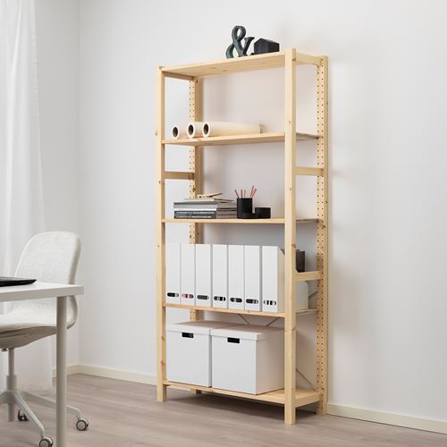 IKEA - IVAR, shelving unit, pine, 89x30x179 cm