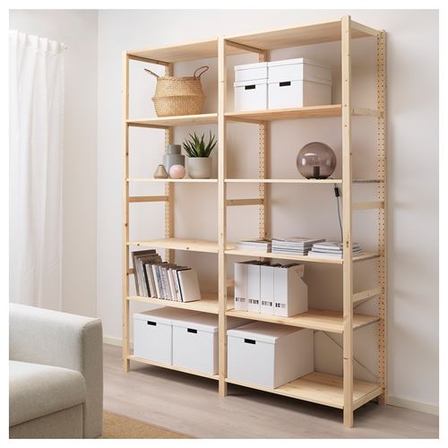 IKEA - IVAR, shelving unit, pine, 174x50x226 cm