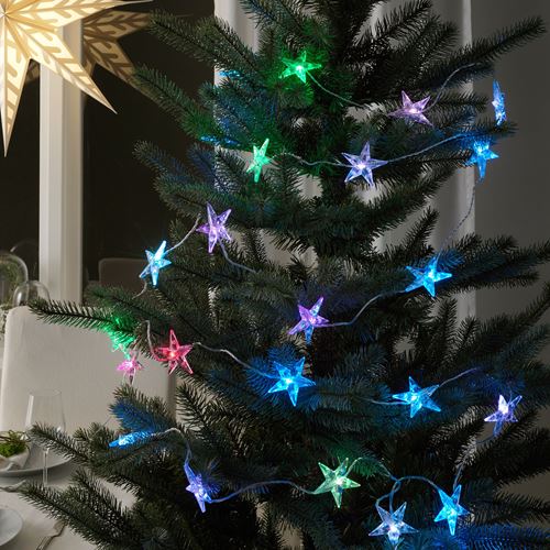 IKEA - STRALA, aydınlatma zinciri, yıldız, 8.6 m