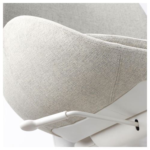 IKEA - HATTEFJALL, çalışma sandalyesi, gunnared bej